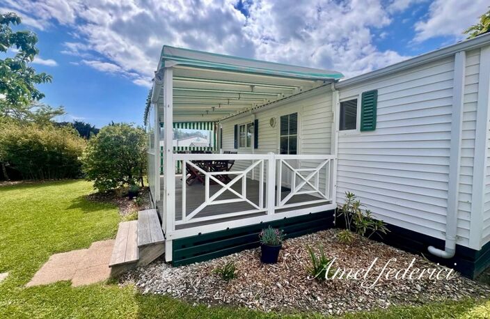 Mobile-Home - 36 m2 + 20 m2 de terrasse - sur parcelle 236 m2 - piscine privée - 5 min plage- SAINT GILLES CROIX DE VIE (85) — photo 5