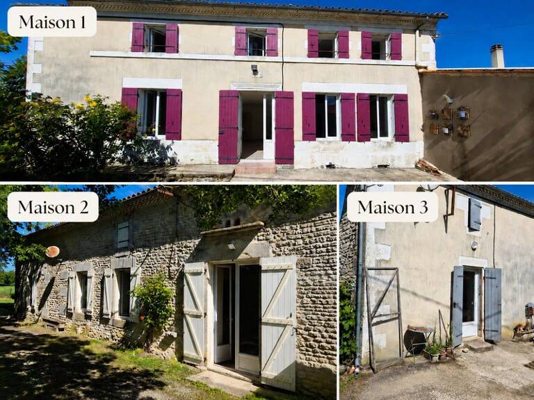 Ensemble immobilier avec 3 maisons sur 5 110 m² – Moragne 17430 — photo 1