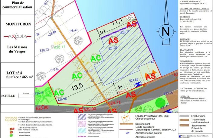 MON TERRAIN CONSTRUCTIBLE A MONTFURON DE 465 M² — photo 4