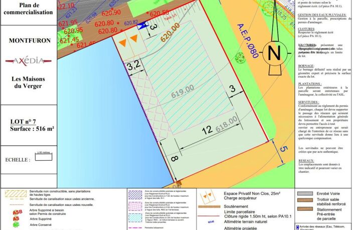 MON TERRAIN CONSTRUCTIBLE A MONTFURON DE 516 M² — photo 4