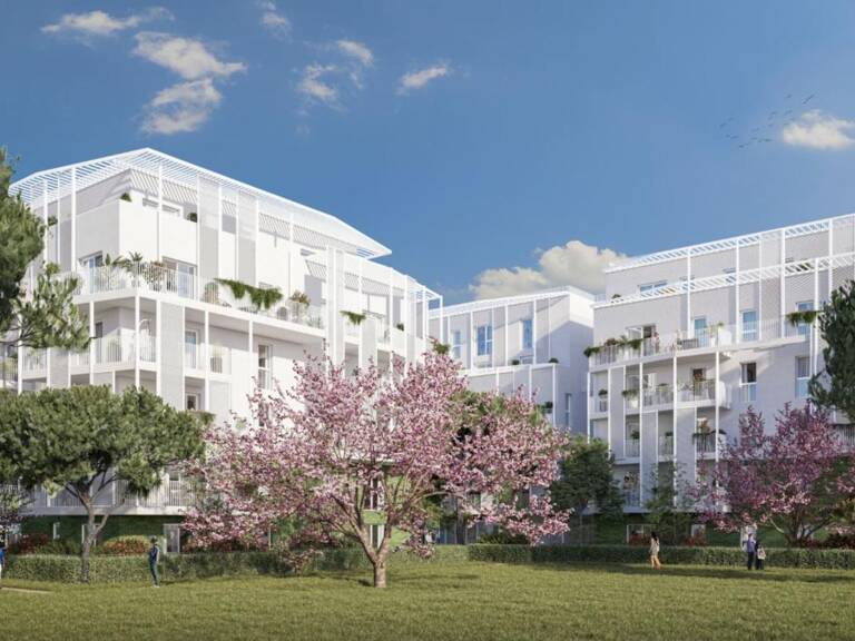APPARTEMENT TYPE 4 EN REZ-DE-JARDIN AVEC TERRASSE ET DOUBLE PARKING EN SOUS-SOL DANS RÉSIDENCE NEUVE MARSEILLE 9E — photo 1