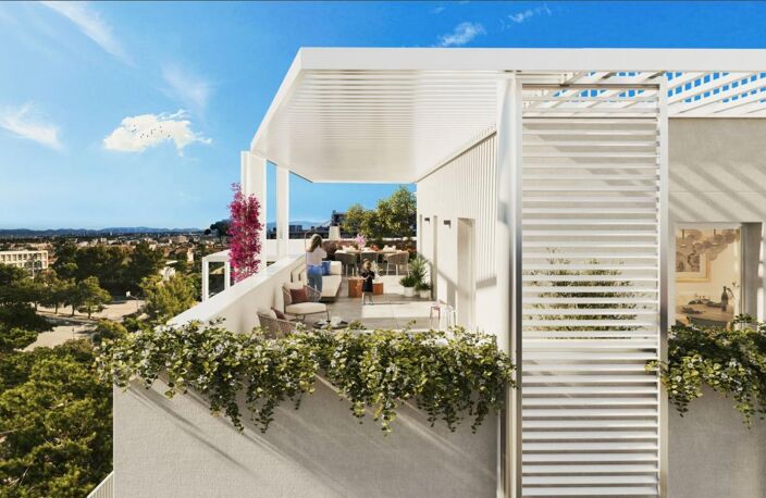 APPARTEMENT TYPE 4 EN REZ-DE-JARDIN AVEC TERRASSE ET DOUBLE PARKING EN SOUS-SOL DANS RÉSIDENCE NEUVE MARSEILLE 9E — photo 2