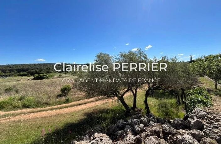 TERRAIN CONSTRUCTIBLE 1 100 M² CARCÈS — photo 3