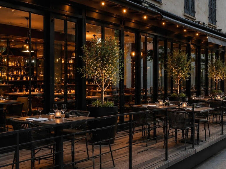 Exclusif Restaurant Mur & Fond ou Fond - Emplacement Excepti — photo 1