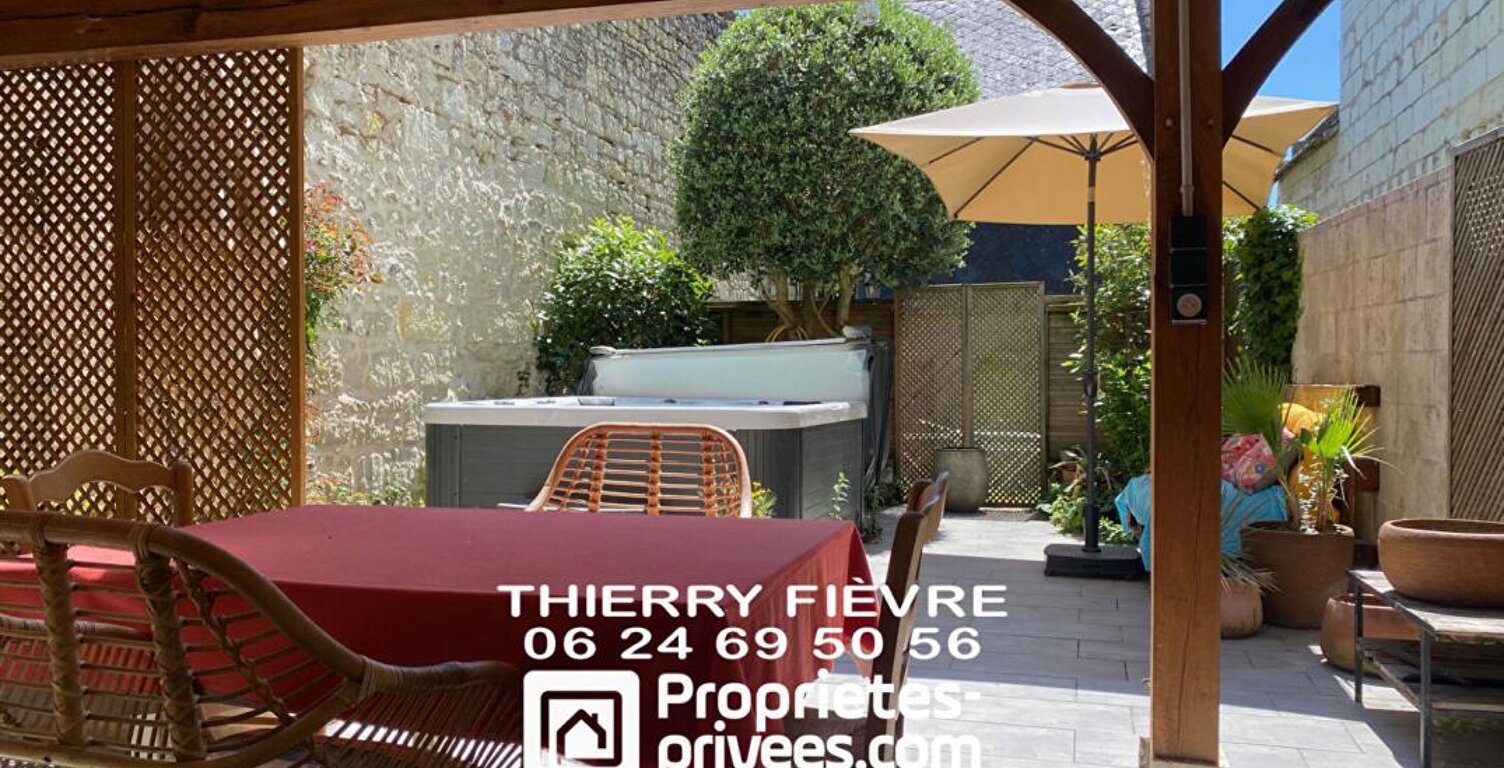 A VENDRE 37140 Chouzé sur Loire Maison de village 5 pièces , 115 m2 , 3 chambres  avec patio et spa — photo 1