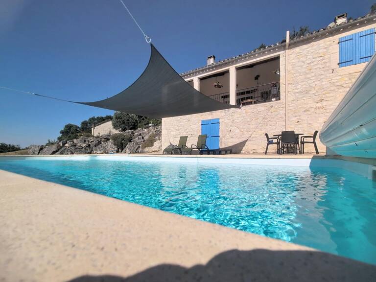 Élégante Maison en Pierre du Quercy  Vue Panoramique, Piscine & 1 Ha de Nature — photo 1