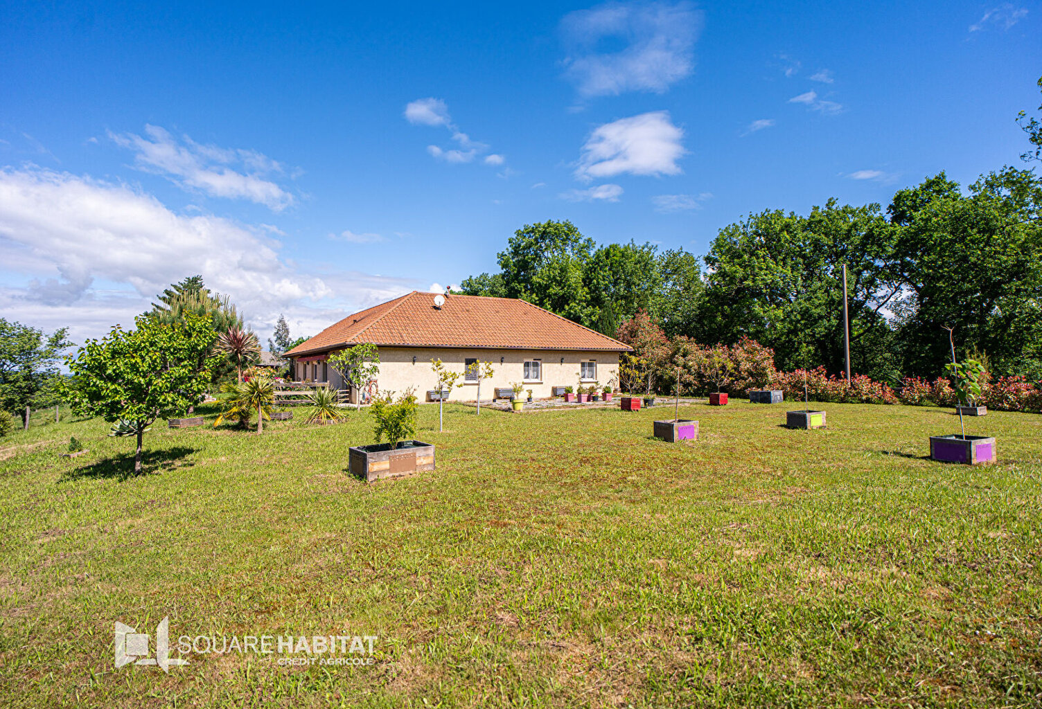 RICAUD, Maison plain pied de 180m2 , sur 14300m2 de terrain — photo 1