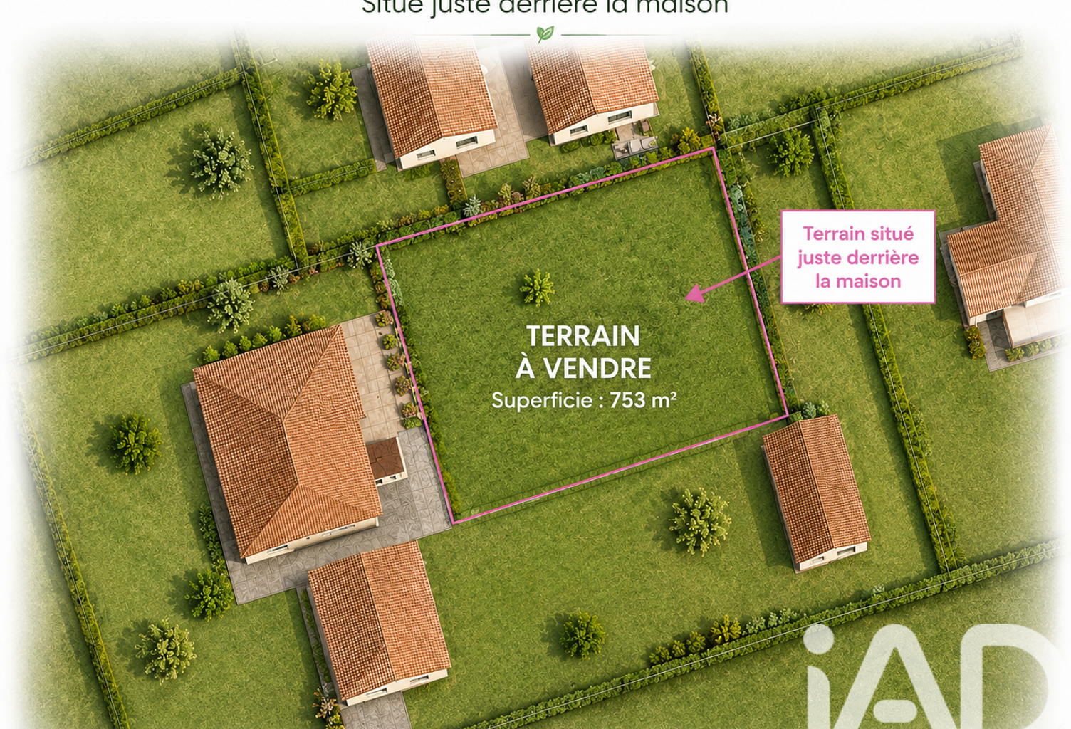 Vente Terrain à bâtir 737 m&sup2; — photo 1