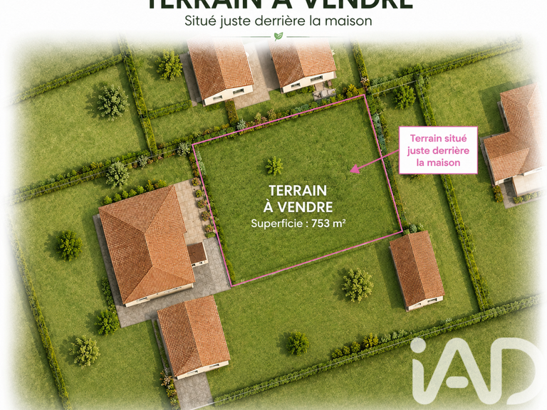 Vente Terrain à bâtir 737 m&sup2; — photo 1
