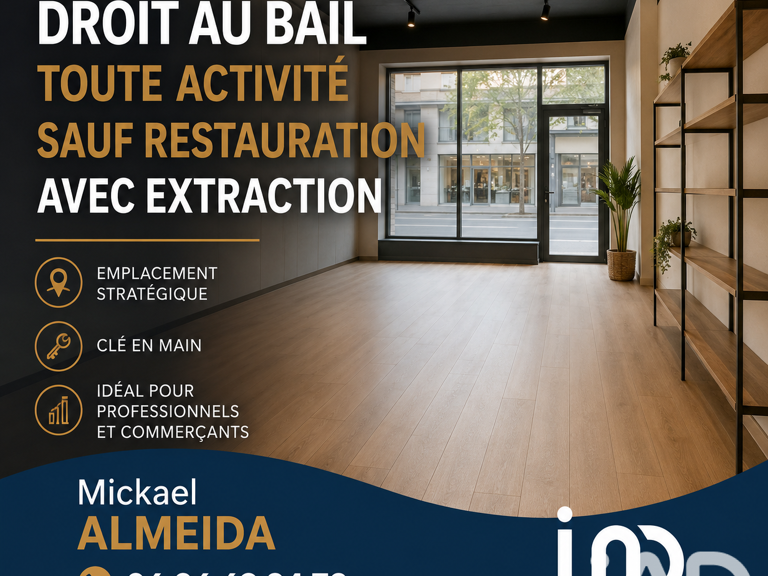Vente Local commercial 42 m&sup2; — photo 1