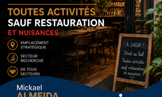 Commerce  18 m² à vendre à Versailles (78000)