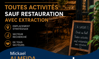 Commerce  18 m² à vendre à Versailles (78000)