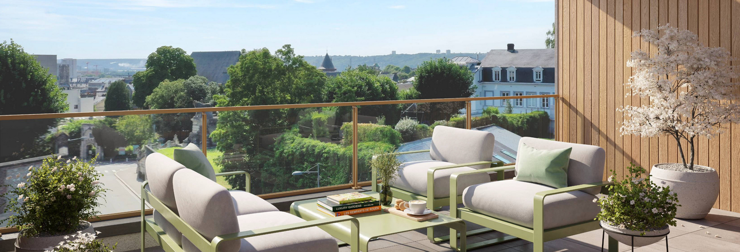 Appartement neuf T3, T4 Pièce 60 à 87 m² à vendre à Rouen (76000)