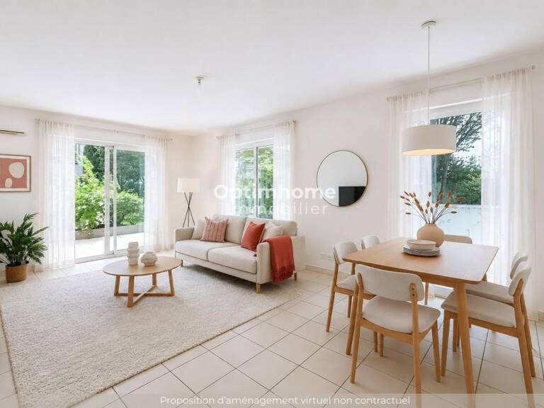 VENTE APPARTEMENT T3 60 M² – CARQUEFOU CENTRE (44470) | TERRASSE 40 M² | GARAGE | DPE C — photo 1