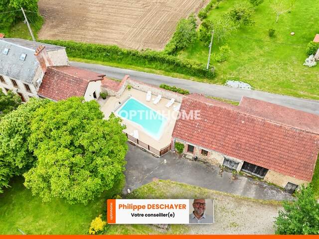 Propriété de Charme - Gîte de 103 m² - Capacité 12 personnes - 4 Chambres - Piscine et dépendances - terrain 11 500 m² environ  ARNAC LA POSTE (87) — photo du bien