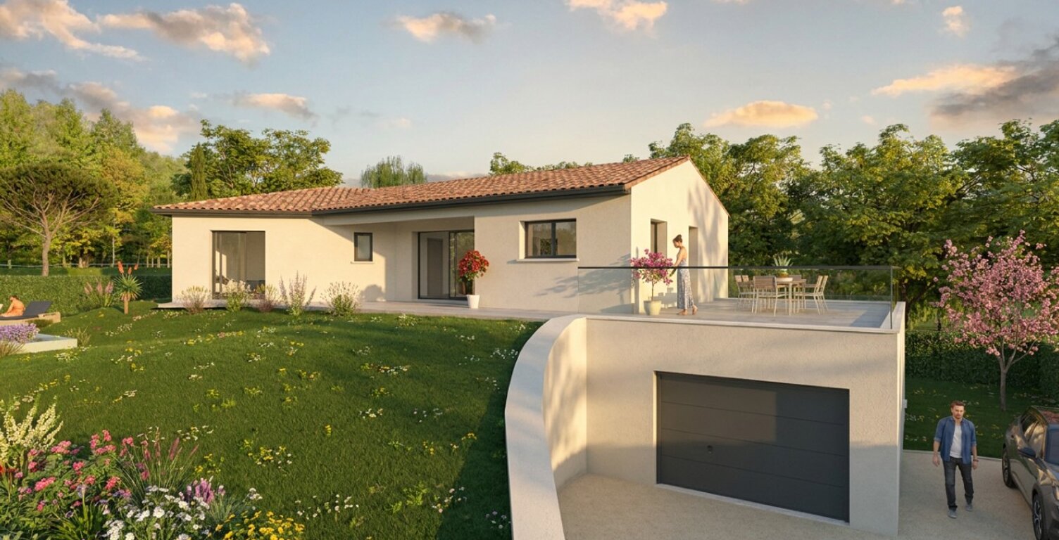 À vendre : Maison contemporaine 115 m² avec terrasse panoramique et grand garage – Saint-Montan (Ardèche) — photo 1