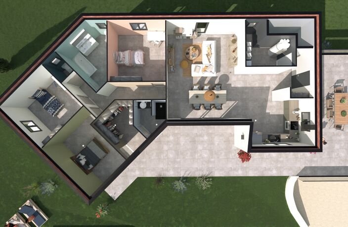 À vendre : Maison contemporaine 115 m² avec terrasse panoramique et grand garage – Saint-Montan (Ardèche) — photo 3
