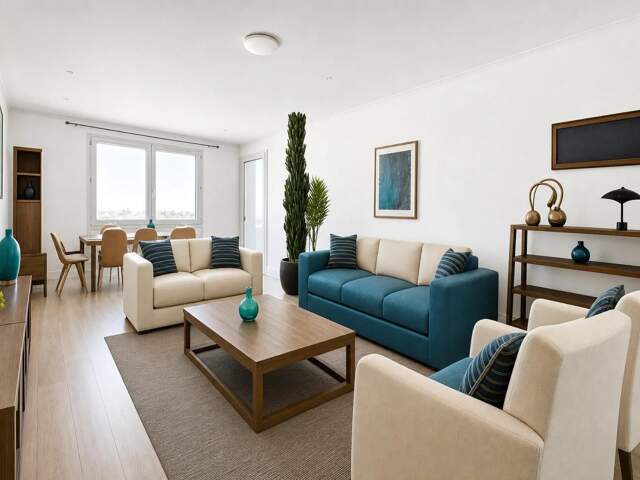 Appartement lumineux 4 pièces 84 m² avec balcon — photo du bien