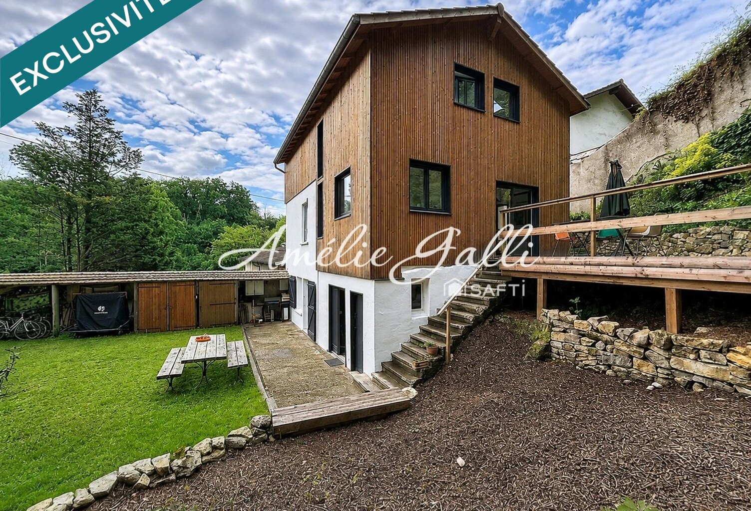 Vassieux  Maison 7 pièces 154 m² terrain boisé — photo 1