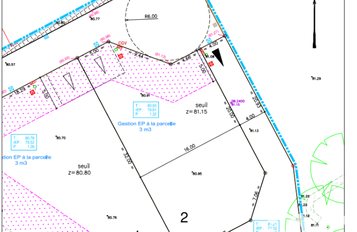Vente Terrain à bâtir 445 m&sup2; — photo 2