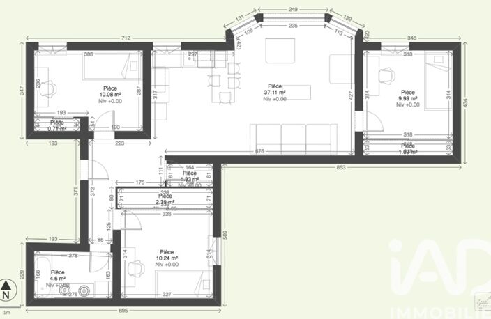 Vente Appartement 4 pièces — photo 5