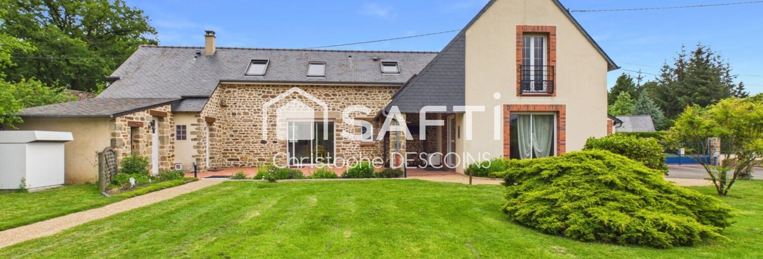 Maison 7 Pièces 146 m² à vendre à Aron (53440)