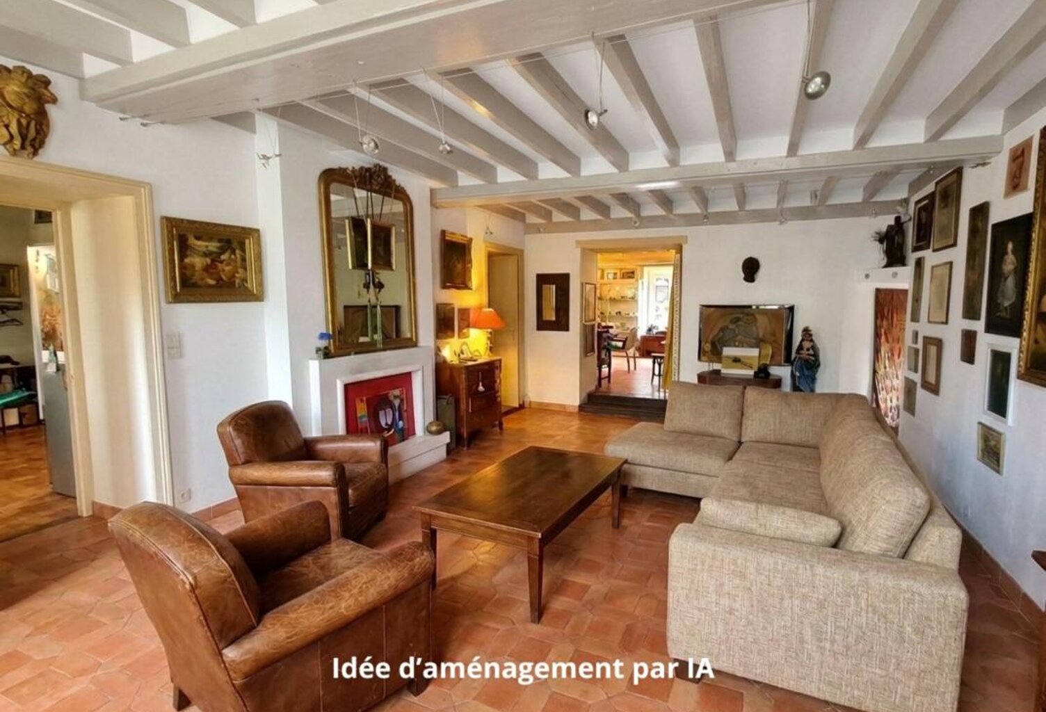 Maison de caractère avec jardin - 8 pièces - SOULGE SUR OUETTE (53) — photo 1