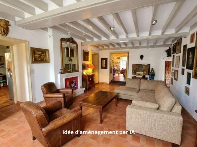Maison de caractère avec jardin - 8 pièces - SOULGE SUR OUETTE (53) — photo du bien