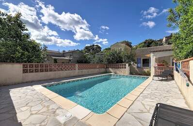 MURVIEL LES MONTPELLIER (34) - Maison familiale à vendre 7 pièces, 134 m2 - Grand terrain 1417 m2 arboré, clos avec piscine — photo du bien
