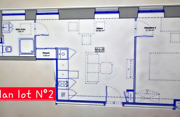 Appartement Vichy 2 pièce(s) 35 m2 — photo 2