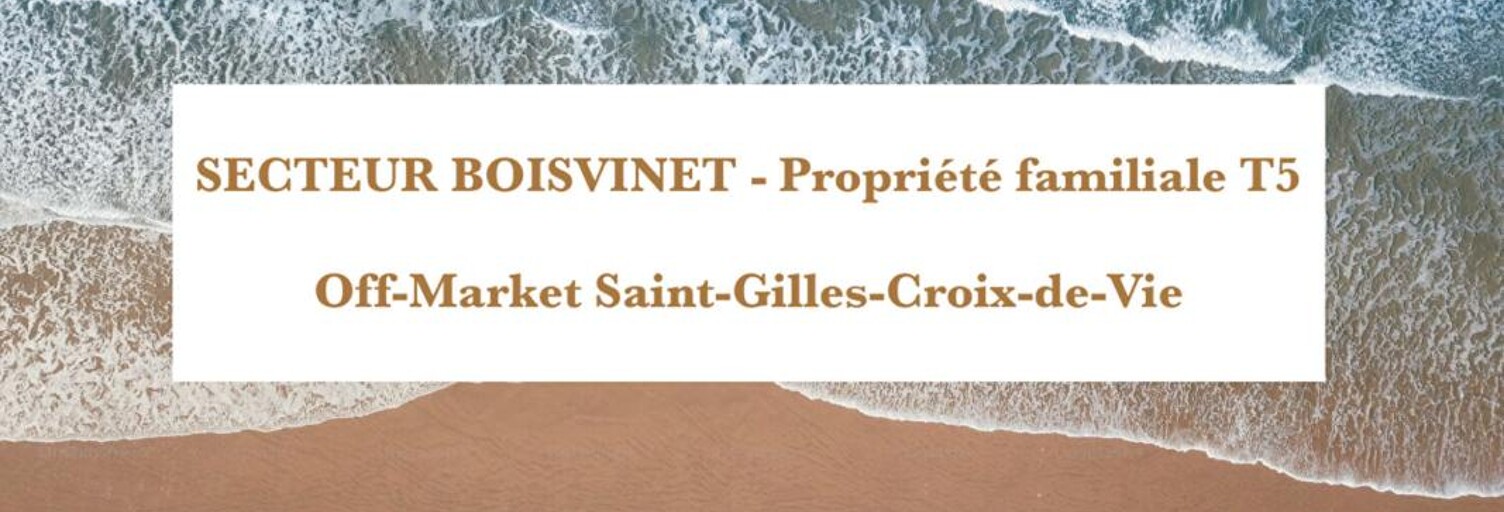 Maison 5 Pièces 136 m² à vendre à Saint-Gilles-Croix-de-Vie (85800)