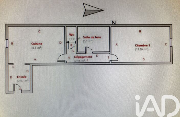 Vente Appartement 1 pièce — photo 2