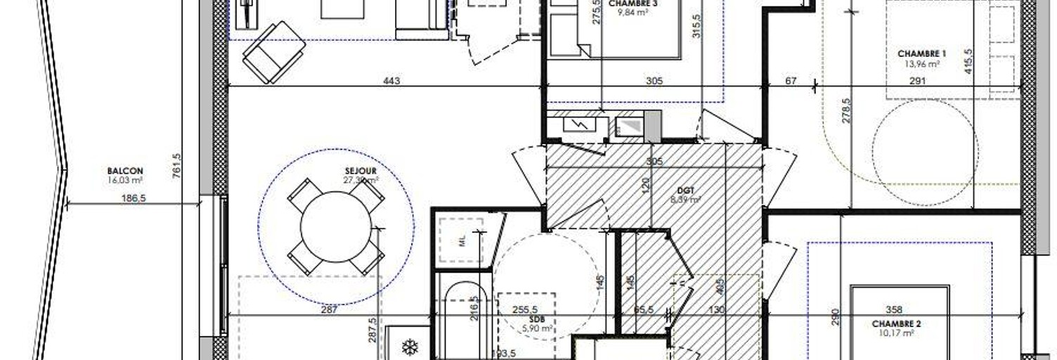 Appartement 4 Pièces 77 m² à vendre à Lyon 7 (69007)