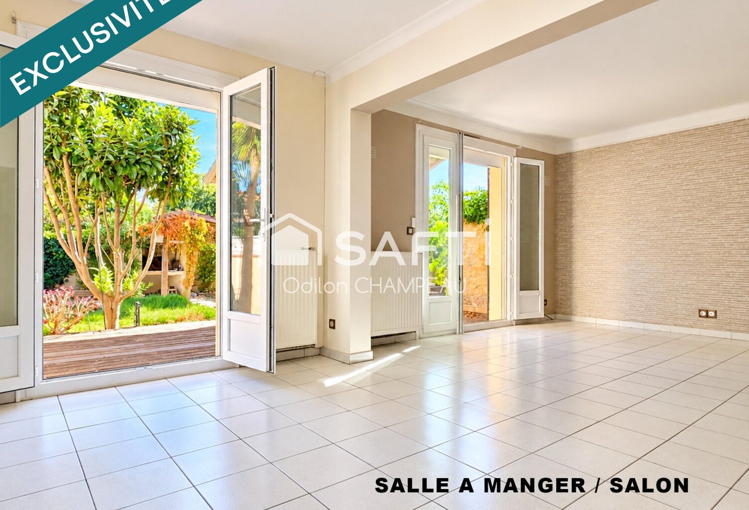 Maison 3 faces 130m2 - 5 chambres avec jardin, garage et panneaux solaires. — photo 1