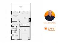 Maison 3 faces 130m2 - 5 chambres avec jardin, garage et panneaux solaires. — photo 4
