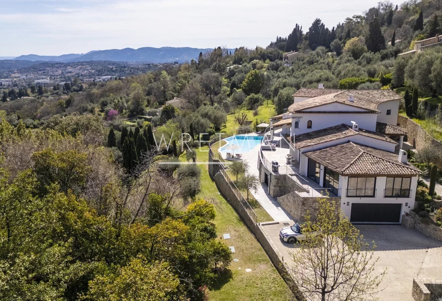 Villa provençale de luxe avec vues panoramiques sur la mer et la — photo 1