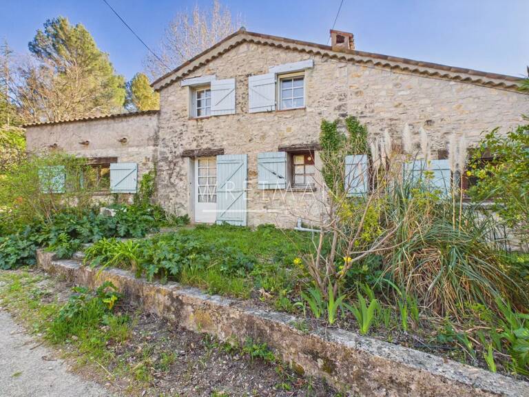 Maison en pierre avec piscine et vue village - Claviers — photo 1