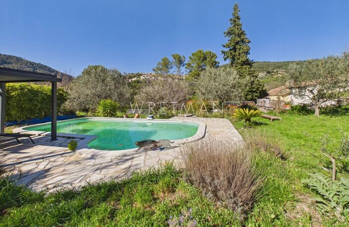 Maison en pierre avec piscine et vue village - Claviers — photo 4