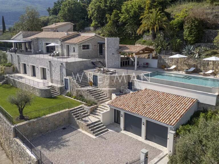 Maison en pierre élégante avec vue sur la mer et les montagnes - — photo 1