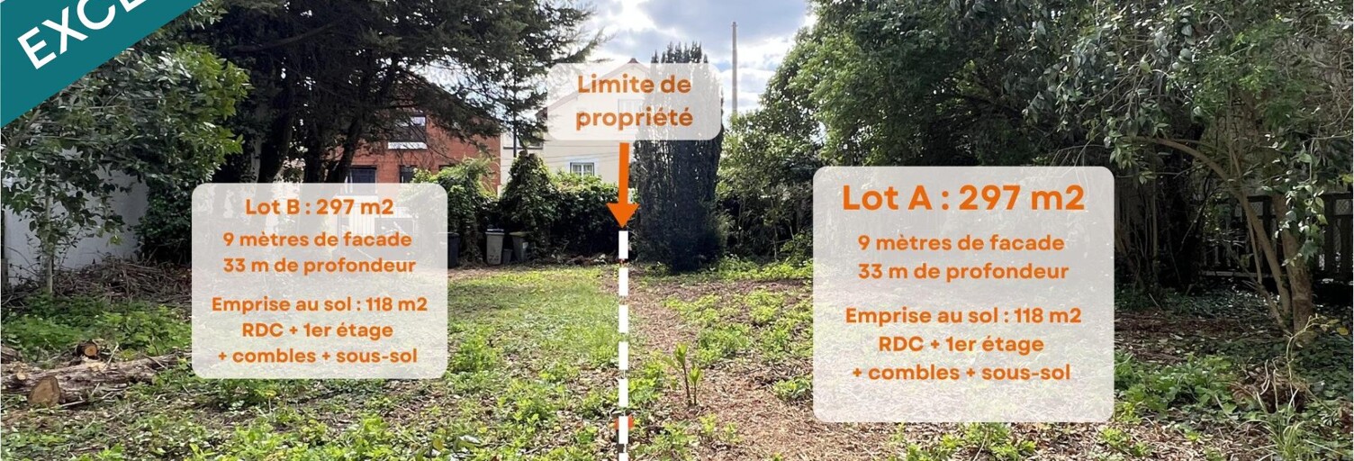 Terrain  297 m² à vendre à Maisons-Alfort (94700)