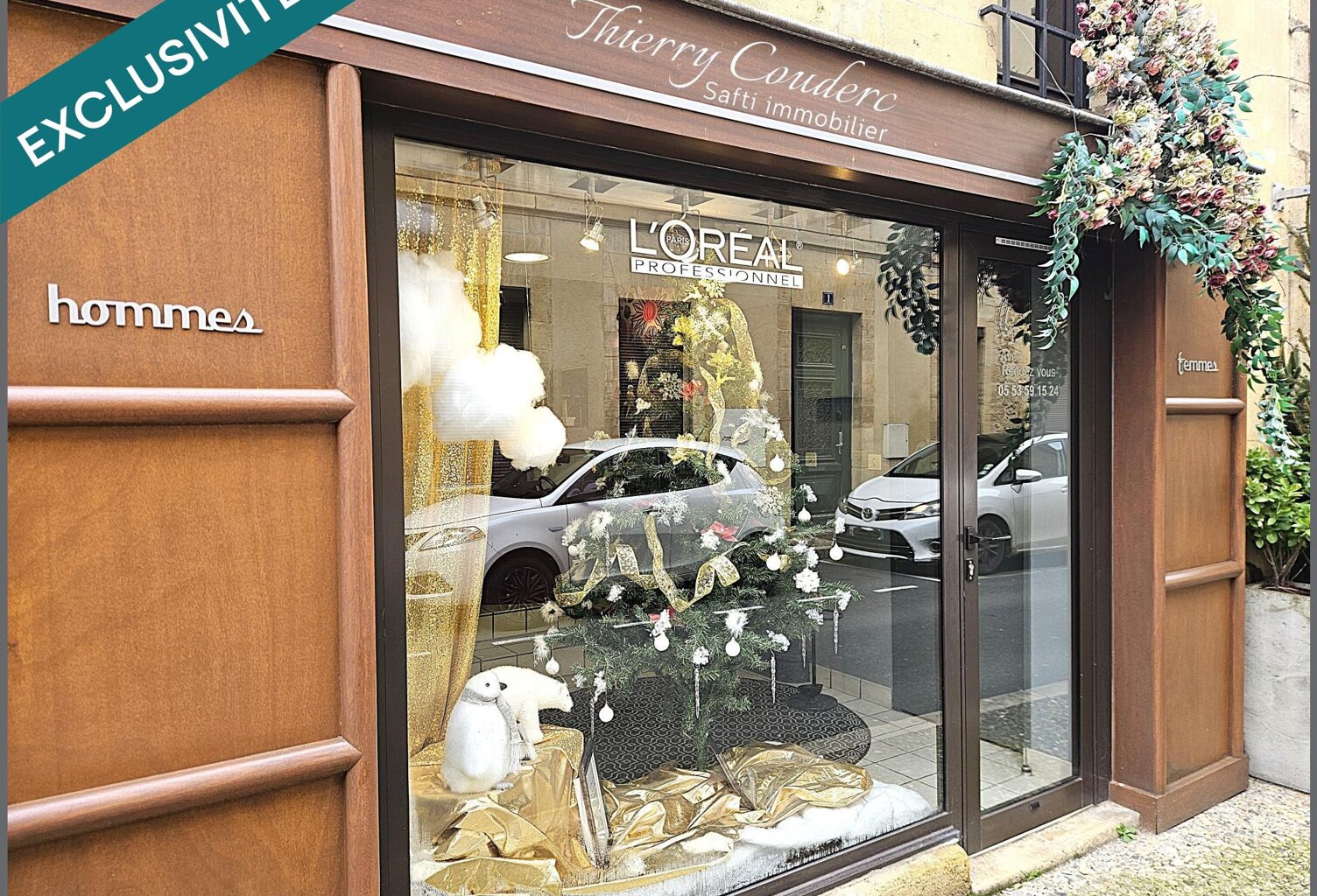 Fonds de commerce, beau salon de coiffure à vendre — photo 1