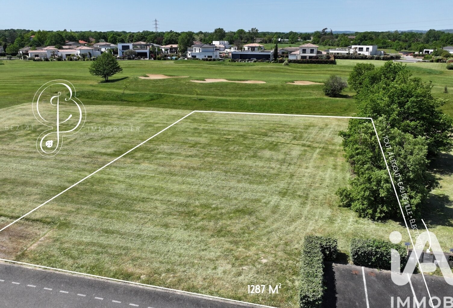 Vente Terrain à bâtir 1 287 m&sup2; — photo 1
