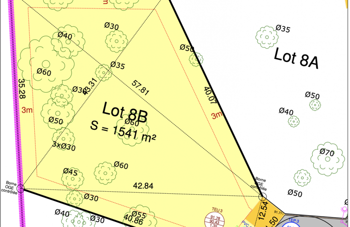 Vente Terrain à bâtir 1 540 m&sup2; — photo 5