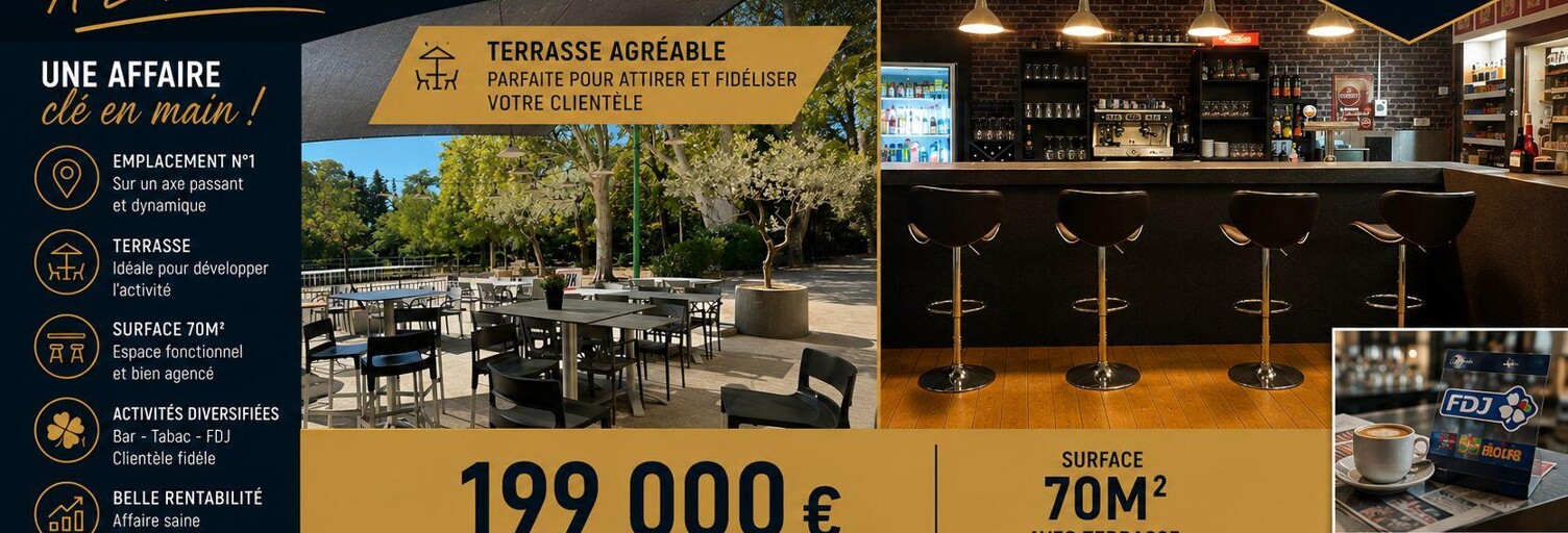 Commerce  70 m² à vendre à Lédenon (30210)