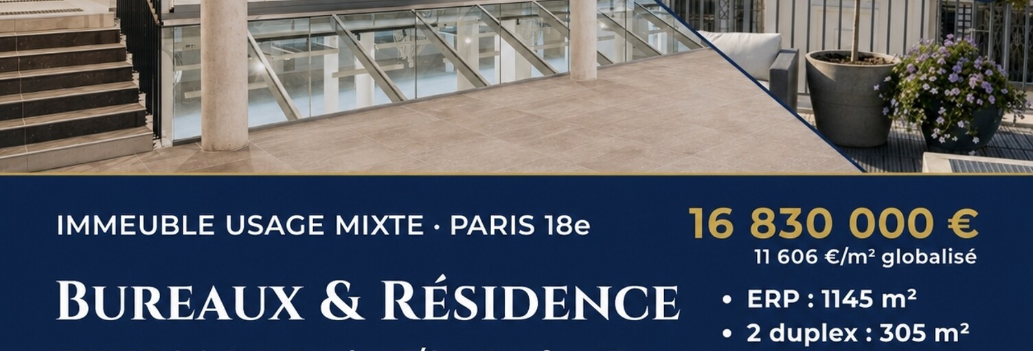 Immeuble  2450 m² à vendre à Paris 18 (75018)