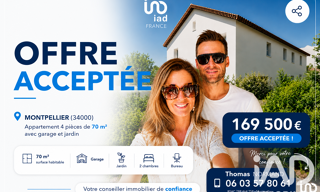 Appartement 4 Pièces 63 m² à vendre à Montpellier (34000)