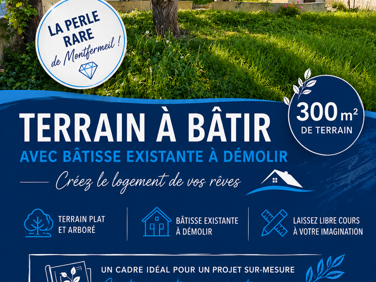 Vente Terrain à bâtir 300 m&sup2; — photo 1