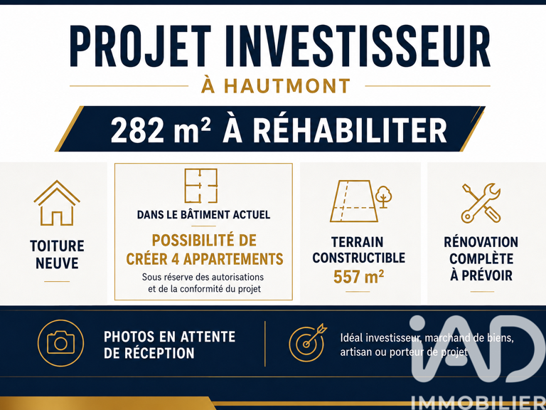 Vente Immeuble 282 m&sup2; — photo 1
