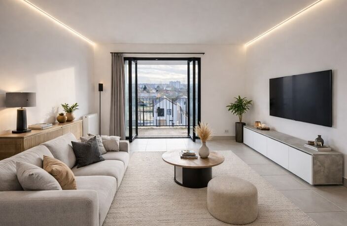 93320 – LES PAVILLONS-SOUS-BOIS – APPARTEMENT – 40 M² – 2 PIÈCES – BALCON – VUE CANAL – PARKING EN SUS – IMMEUBLE 2015 — photo 2