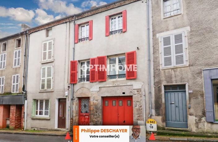 Maison de charme  de 104 m² - 4 pièces - 3 chambres ave cour et garage -  MAGNAC LAVAL (87) — photo 2